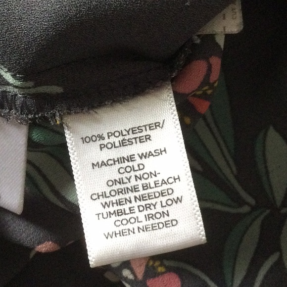 LOFT Silky Floral Button Up Blouse - Picture 6 of 6